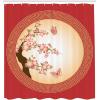 Ambesonne Fantasy Shower Curtain, Hot Air Balloons in The Clouds Dream Journey to Secret Paradise Romantic Design, Cloth Fabric Bathroom Decor Set with Hooks, 69″ W x 75″ L, Purple White(Coral Peach)
