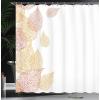 Ambesonne Fantasy Shower Curtain, Hot Air Balloons in The Clouds Dream Journey to Secret Paradise Romantic Design, Cloth Fabric Bathroom Decor Set with Hooks, 69″ W x 75″ L, Purple White(Marigold Coral)