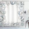 Ambesonne Fantasy Shower Curtain, Hot Air Balloons in The Clouds Dream Journey to Secret Paradise Romantic Design, Cloth Fabric Bathroom Decor Set with Hooks, 69″ W x 75″ L, Purple White(Grey Blue)