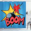 Ambesonne Fantasy Shower Curtain, Hot Air Balloons in The Clouds Dream Journey to Secret Paradise Romantic Design, Cloth Fabric Bathroom Decor Set with Hooks, 69″ W x 75″ L, Purple White(Yellow Blue and Red)