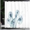 Ambesonne Fantasy Shower Curtain, Hot Air Balloons in The Clouds Dream Journey to Secret Paradise Romantic Design, Cloth Fabric Bathroom Decor Set with Hooks, 69″ W x 75″ L, Purple White(Cream Teal)