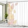 Ambesonne Fantasy Shower Curtain, Hot Air Balloons in The Clouds Dream Journey to Secret Paradise Romantic Design, Cloth Fabric Bathroom Decor Set with Hooks, 69″ W x 75″ L, Purple White(Marigold Coral)