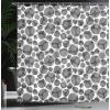 Ambesonne Fantasy Shower Curtain, Hot Air Balloons in The Clouds Dream Journey to Secret Paradise Romantic Design, Cloth Fabric Bathroom Decor Set with Hooks, 69″ W x 75″ L, Purple White(Grey White)