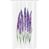 Ambesonne Fantasy Shower Curtain, Hot Air Balloons in The Clouds Dream Journey to Secret Paradise Romantic Design, Cloth Fabric Bathroom Decor Set with Hooks, 69″ W x 75″ L, Purple White(Violet White)