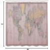 Ambesonne Fantasy Shower Curtain, Hot Air Balloons in The Clouds Dream Journey to Secret Paradise Romantic Design, Cloth Fabric Bathroom Decor Set with Hooks, 69″ W x 75″ L, Purple White(Pale Yellow)