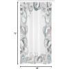 Ambesonne Fantasy Shower Curtain, Hot Air Balloons in The Clouds Dream Journey to Secret Paradise Romantic Design, Cloth Fabric Bathroom Decor Set with Hooks, 69″ W x 75″ L, Purple White(Grey Blue)