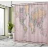 Ambesonne Fantasy Shower Curtain, Hot Air Balloons in The Clouds Dream Journey to Secret Paradise Romantic Design, Cloth Fabric Bathroom Decor Set with Hooks, 69″ W x 75″ L, Purple White(Pale Yellow)
