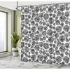Ambesonne Fantasy Shower Curtain, Hot Air Balloons in The Clouds Dream Journey to Secret Paradise Romantic Design, Cloth Fabric Bathroom Decor Set with Hooks, 69″ W x 75″ L, Purple White(Grey White)