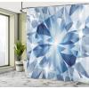 Ambesonne Fantasy Shower Curtain, Hot Air Balloons in The Clouds Dream Journey to Secret Paradise Romantic Design, Cloth Fabric Bathroom Decor Set with Hooks, 69″ W x 75″ L, Purple White(Blue Grey)