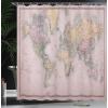 Ambesonne Fantasy Shower Curtain, Hot Air Balloons in The Clouds Dream Journey to Secret Paradise Romantic Design, Cloth Fabric Bathroom Decor Set with Hooks, 69″ W x 75″ L, Purple White(Pale Yellow)