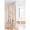 Ambesonne Fantasy Shower Curtain, Hot Air Balloons in The Clouds Dream Journey to Secret Paradise Romantic Design, Cloth Fabric Bathroom Decor Set with Hooks, 69″ W x 75″ L, Purple White(Cream Pink)