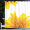 Ambesonne Fantasy Shower Curtain, Hot Air Balloons in The Clouds Dream Journey to Secret Paradise Romantic Design, Cloth Fabric Bathroom Decor Set with Hooks, 69″ W x 75″ L, Purple White(Yellow Ivory)