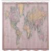 Ambesonne Fantasy Shower Curtain, Hot Air Balloons in The Clouds Dream Journey to Secret Paradise Romantic Design, Cloth Fabric Bathroom Decor Set with Hooks, 69″ W x 75″ L, Purple White(Pale Yellow)