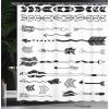 Ambesonne Fantasy Shower Curtain, Hot Air Balloons in The Clouds Dream Journey to Secret Paradise Romantic Design, Cloth Fabric Bathroom Decor Set with Hooks, 69″ W x 75″ L, Purple White(White and Black)