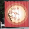 Ambesonne Fantasy Shower Curtain, Hot Air Balloons in The Clouds Dream Journey to Secret Paradise Romantic Design, Cloth Fabric Bathroom Decor Set with Hooks, 69″ W x 75″ L, Purple White(Coral Peach)