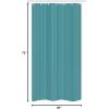 Ambesonne Fantasy Shower Curtain, Hot Air Balloons in The Clouds Dream Journey to Secret Paradise Romantic Design, Cloth Fabric Bathroom Decor Set with Hooks, 69″ W x 75″ L, Purple White(Fern Green Blue)