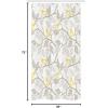 Ambesonne Fantasy Shower Curtain, Hot Air Balloons in The Clouds Dream Journey to Secret Paradise Romantic Design, Cloth Fabric Bathroom Decor Set with Hooks, 69″ W x 75″ L, Purple White(Yellow and White)