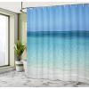 Ambesonne Fantasy Shower Curtain, Hot Air Balloons in The Clouds Dream Journey to Secret Paradise Romantic Design, Cloth Fabric Bathroom Decor Set with Hooks, 69″ W x 75″ L, Purple White(Cream Turquoise)