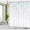Ambesonne Fantasy Shower Curtain, Hot Air Balloons in The Clouds Dream Journey to Secret Paradise Romantic Design, Cloth Fabric Bathroom Decor Set with Hooks, 69″ W x 75″ L, Purple White(Sage White)