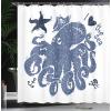 Ambesonne Fantasy Shower Curtain, Hot Air Balloons in The Clouds Dream Journey to Secret Paradise Romantic Design, Cloth Fabric Bathroom Decor Set with Hooks, 69″ W x 75″ L, Purple White(White Blue)