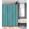 Ambesonne Fantasy Shower Curtain, Hot Air Balloons in The Clouds Dream Journey to Secret Paradise Romantic Design, Cloth Fabric Bathroom Decor Set with Hooks, 69″ W x 75″ L, Purple White(Fern Green Blue)