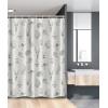 Ambesonne Fantasy Shower Curtain, Hot Air Balloons in The Clouds Dream Journey to Secret Paradise Romantic Design, Cloth Fabric Bathroom Decor Set with Hooks, 69″ W x 75″ L, Purple White(Grey)
