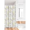 Ambesonne Fantasy Shower Curtain, Hot Air Balloons in The Clouds Dream Journey to Secret Paradise Romantic Design, Cloth Fabric Bathroom Decor Set with Hooks, 69″ W x 75″ L, Purple White(Yellow and White)