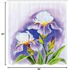 Ambesonne Fantasy Shower Curtain, Hot Air Balloons in The Clouds Dream Journey to Secret Paradise Romantic Design, Cloth Fabric Bathroom Decor Set with Hooks, 69″ W x 75″ L, Purple White(Violet Green)