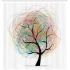 Ambesonne Fantasy Shower Curtain, Hot Air Balloons in The Clouds Dream Journey to Secret Paradise Romantic Design, Cloth Fabric Bathroom Decor Set with Hooks, 69″ W x 75″ L, Purple White(Pastel White)