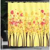 Ambesonne Fantasy Shower Curtain, Hot Air Balloons in The Clouds Dream Journey to Secret Paradise Romantic Design, Cloth Fabric Bathroom Decor Set with Hooks, 69″ W x 75″ L, Purple White(Yellow Orange)
