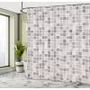 Ambesonne Fantasy Shower Curtain, Hot Air Balloons in The Clouds Dream Journey to Secret Paradise Romantic Design, Cloth Fabric Bathroom Decor Set with Hooks, 69″ W x 75″ L, Purple White(Pale Grey)