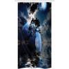 Ambesonne Fantasy Shower Curtain, Hot Air Balloons in The Clouds Dream Journey to Secret Paradise Romantic Design, Cloth Fabric Bathroom Decor Set with Hooks, 69″ W x 75″ L, Purple White(Navy)