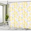 Ambesonne Fantasy Shower Curtain, Hot Air Balloons in The Clouds Dream Journey to Secret Paradise Romantic Design, Cloth Fabric Bathroom Decor Set with Hooks, 69″ W x 75″ L, Purple White(Yellow Lilac)