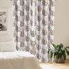 Ambesonne Floral Curtains, Roses for Valentine Love Team Holiday Celebration Botanical Artwork on Hue Back, Window Treatments 2 Panel Set for Living Room Bedroom, Pair of – 28″ x 95″, Dimgray Blush(Pale Mauve Reseda Green)