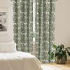 Ambesonne Floral Curtains, Roses for Valentine Love Team Holiday Celebration Botanical Artwork on Hue Back, Window Treatments 2 Panel Set for Living Room Bedroom, Pair of – 28″ x 95″, Dimgray Blush(Taupe and Laurel Green)