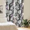 Ambesonne Floral Curtains, Roses for Valentine Love Team Holiday Celebration Botanical Artwork on Hue Back, Window Treatments 2 Panel Set for Living Room Bedroom, Pair of – 28″ x 95″, Dimgray Blush(Charcoal White Grey)