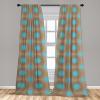 Ambesonne Floral Curtains, Roses for Valentine Love Team Holiday Celebration Botanical Artwork on Hue Back, Window Treatments 2 Panel Set for Living Room Bedroom, Pair of – 28″ x 95″, Dimgray Blush(Warm Taupe Sea Blue)
