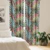 Ambesonne Floral Curtains, Roses for Valentine Love Team Holiday Celebration Botanical Artwork on Hue Back, Window Treatments 2 Panel Set for Living Room Bedroom, Pair of – 28″ x 95″, Dimgray Blush(Hot Pink and Pistachio Green)