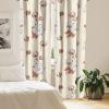 Ambesonne Floral Curtains, Roses for Valentine Love Team Holiday Celebration Botanical Artwork on Hue Back, Window Treatments 2 Panel Set for Living Room Bedroom, Pair of – 28″ x 95″, Dimgray Blush(Cream and Pale Redwood)