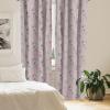 Ambesonne Floral Curtains, Roses for Valentine Love Team Holiday Celebration Botanical Artwork on Hue Back, Window Treatments 2 Panel Set for Living Room Bedroom, Pair of – 28″ x 95″, Dimgray Blush(Dimgray Blush)