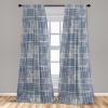 Ambesonne Floral Curtains, Roses for Valentine Love Team Holiday Celebration Botanical Artwork on Hue Back, Window Treatments 2 Panel Set for Living Room Bedroom, Pair of – 28″ x 95″, Dimgray Blush(Dark Ceil Blue and Champagne)