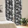 Ambesonne Floral Curtains, Roses for Valentine Love Team Holiday Celebration Botanical Artwork on Hue Back, Window Treatments 2 Panel Set for Living Room Bedroom, Pair of – 28″ x 95″, Dimgray Blush(Grey White Charcoal)