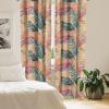 Ambesonne Floral Curtains, Roses for Valentine Love Team Holiday Celebration Botanical Artwork on Hue Back, Window Treatments 2 Panel Set for Living Room Bedroom, Pair of – 28″ x 95″, Dimgray Blush(Burnt Sienna and Dark Teal)