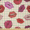 Ambesonne I Love You Fabric by The Yard, Happy Valentine’s Day in Hand Drawn Style Romance Relationship, Stretch Knit Fabric for Clothing Sewing and Arts Crafts, 10 Yards, Charcoal Grey(Rose Magenta)