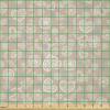 Ambesonne Mint Fabric by The Yard, Ornamental Floral Drawing with Hearts Leaves Romantic Valentines Anniversary, Stretch Knit Fabric for Clothing Sewing and Arts Crafts, 3 Yards, Blush Sky Blue White(Blush Sky Blue White)