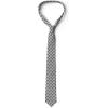 Ambesonne Multicolor Modern Men’s Tie(Black Pale Grey)