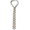 Ambesonne Multicolor Modern Men’s Tie(Brown Caramel)