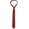 Ambesonne Multicolor Modern Men’s Tie(Burnt Orange Burgundy)