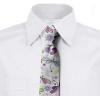 Ambesonne Multicolor Modern Men’s Tie(Pale Blue Purple)