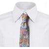 Ambesonne Multicolor Modern Men’s Tie(Pale Pink)